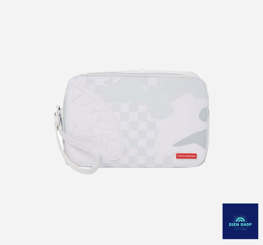 SPRAYGROUND 3AM WHITE HENNY TOILETRY BAG
