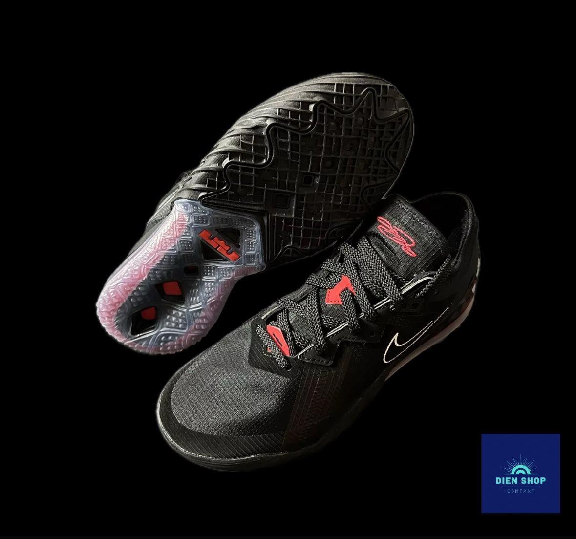 Nike LeBron 18 Low
Black Red