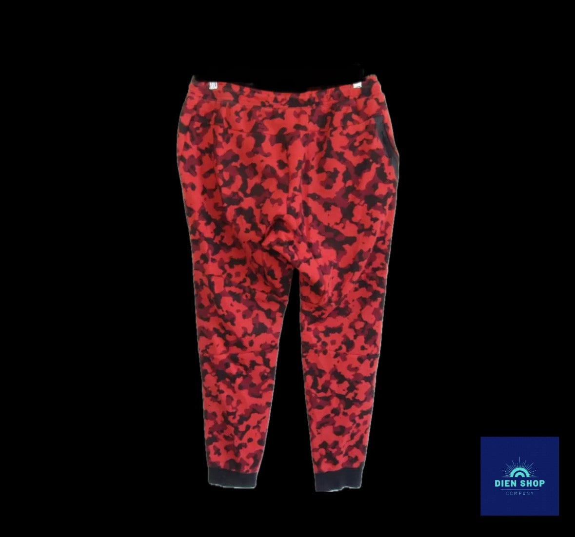 Nike Sportswear Tech Fleece Top Red Camo Joggers