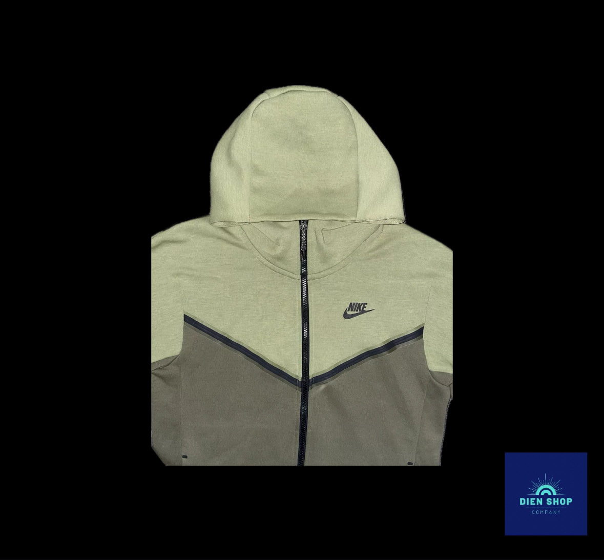 Nike Sportswear Tech Fleece Full Zip Hoodie Alligator/Medium Olive/Black
