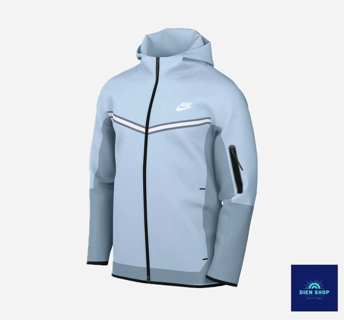 Nike Sportswear Tech Fleece Full-Zip Hoodie
Celestine Blue