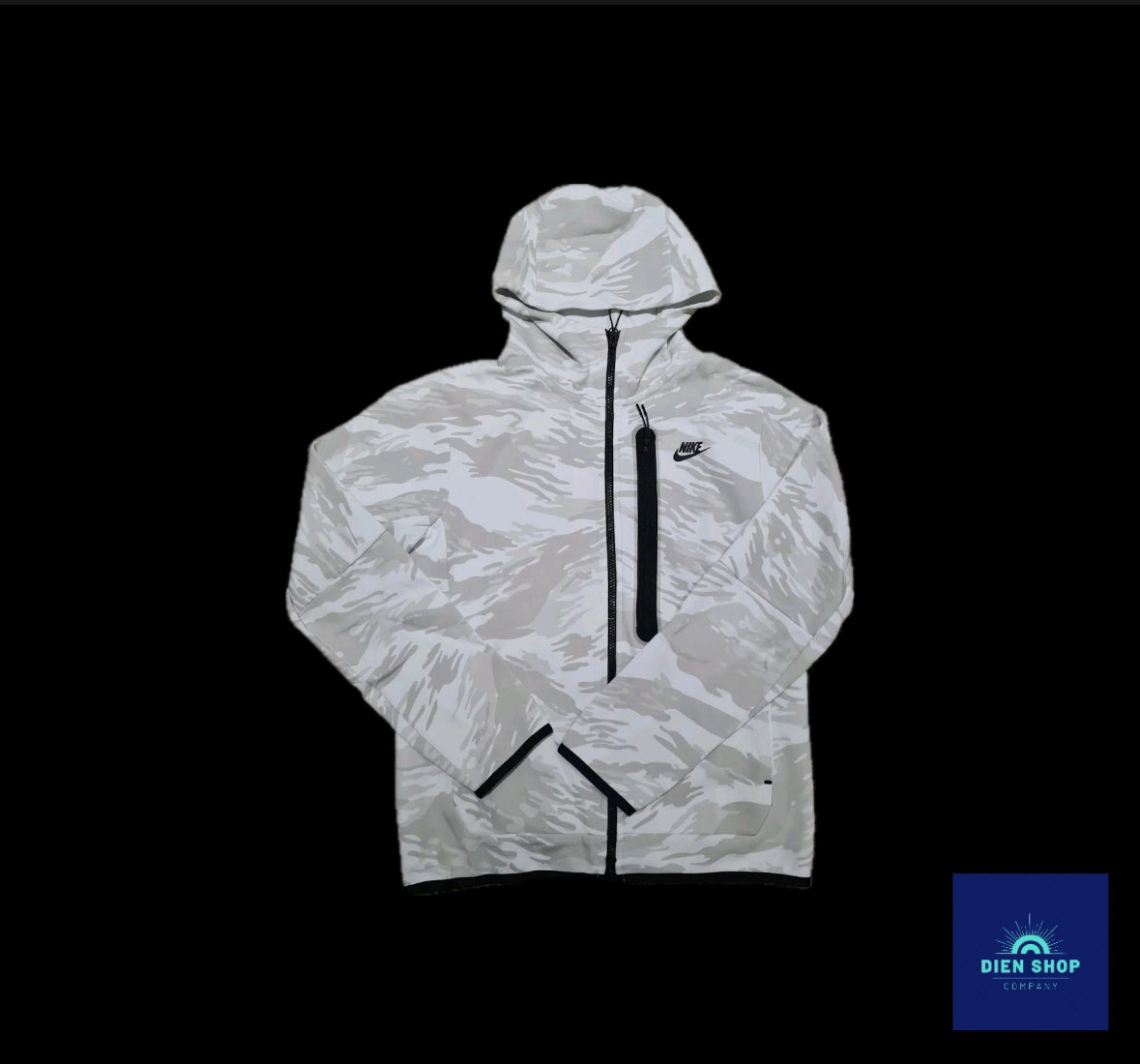 Nike NSW Tech Fleece Camo Hoodie