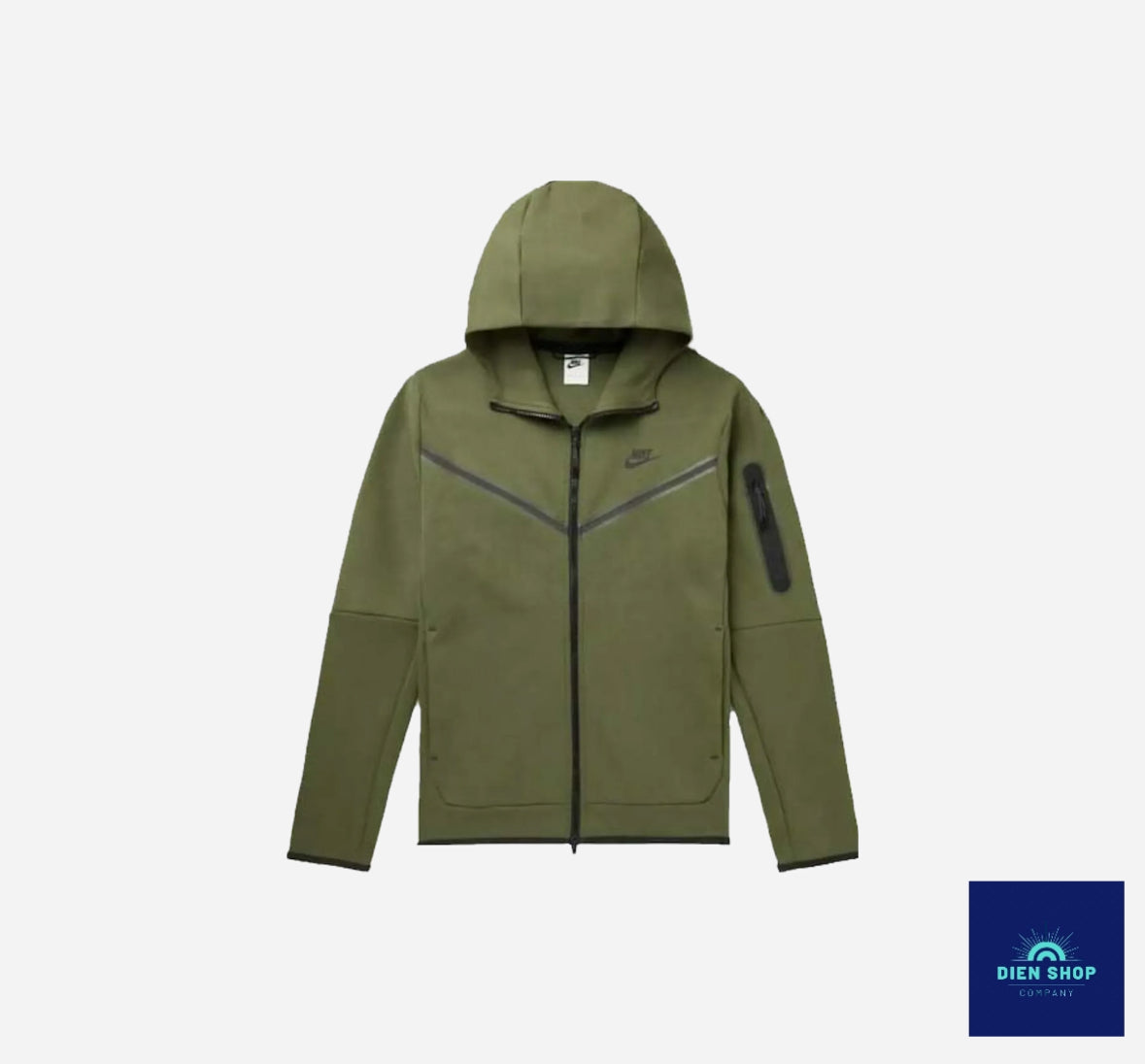 Nike Sportswear Tech Fleece Full-Zip Hoodie
Rough Green Black