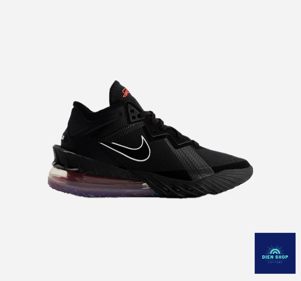 Nike LeBron 18 Low
Black Red