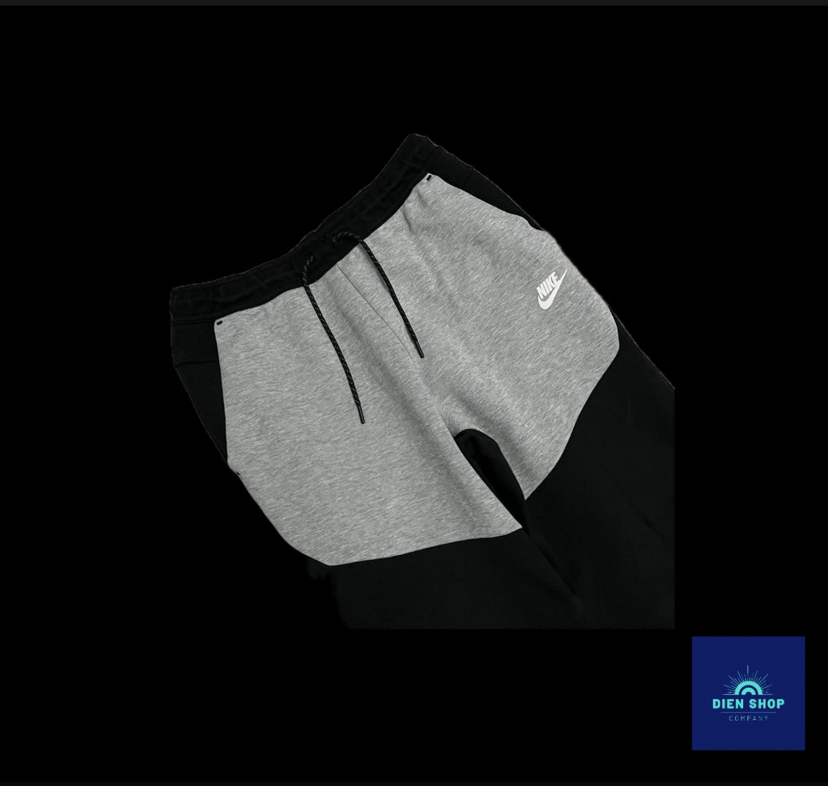 Nike Sportswear Tech Fleece Joggers
Black/Dark Grey Heather/White