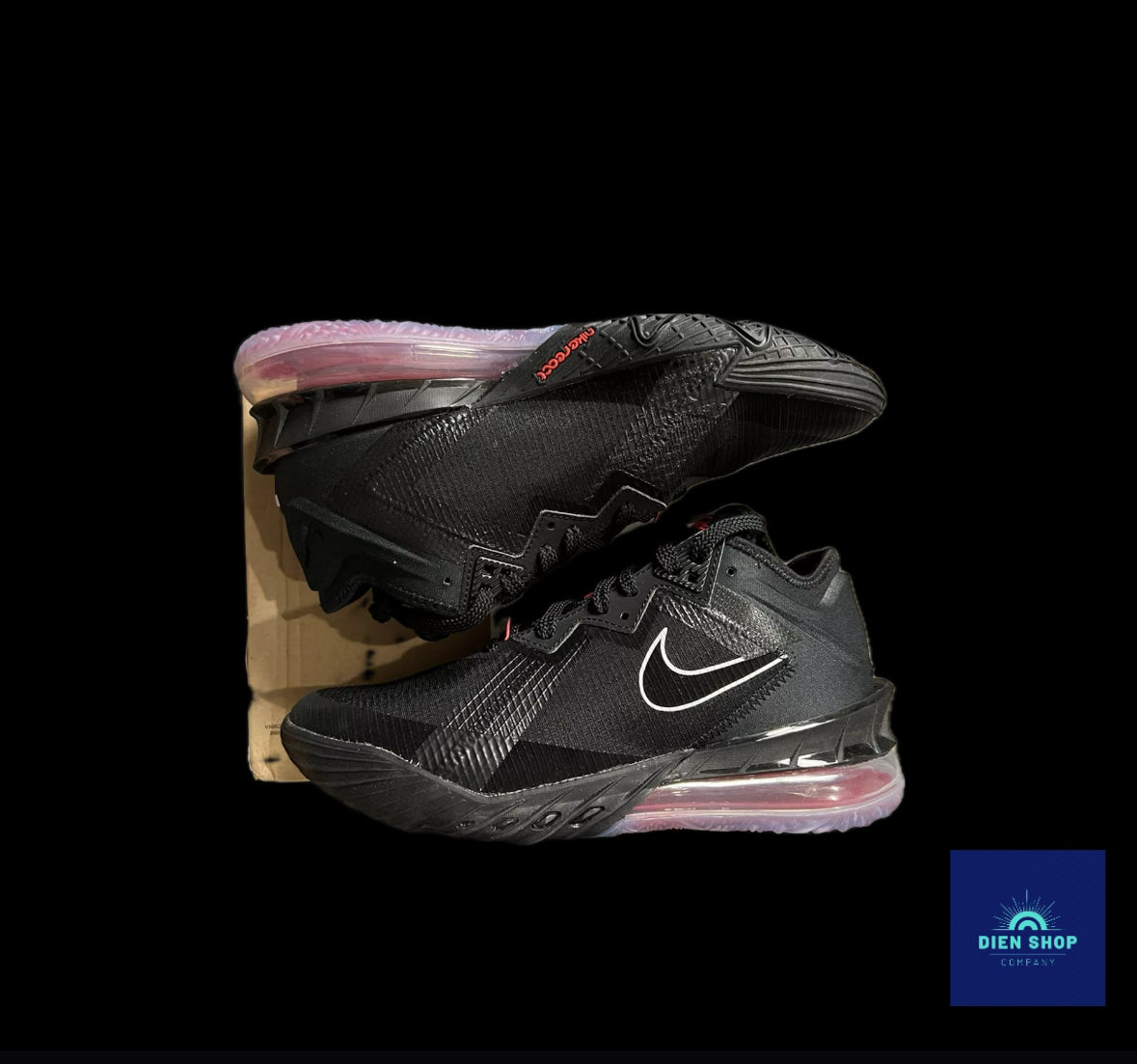 Nike LeBron 18 Low
Black Red