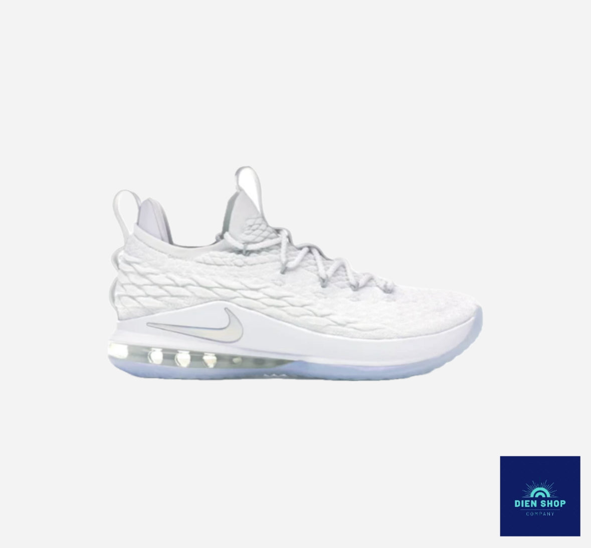 Nike LeBron 15 Low White Metallic Silver