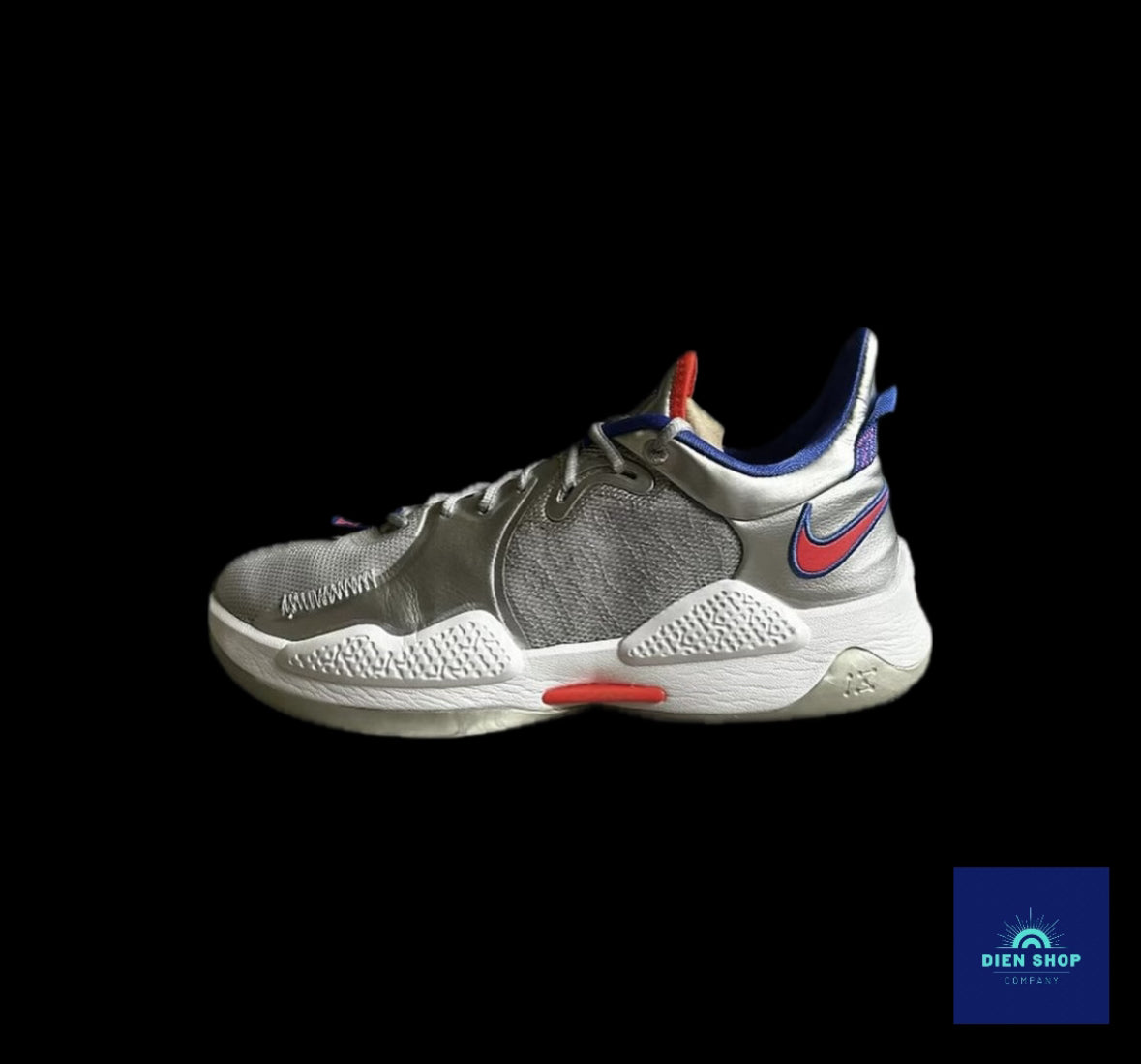 Nike PG 5 Clippers Metallic Silver