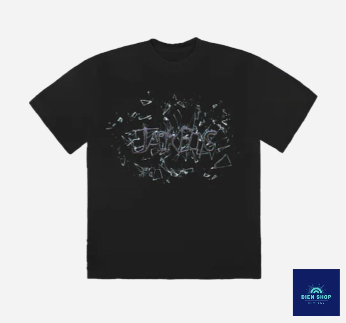 Travis Scott Jack Boys Cracked T-shirt Black