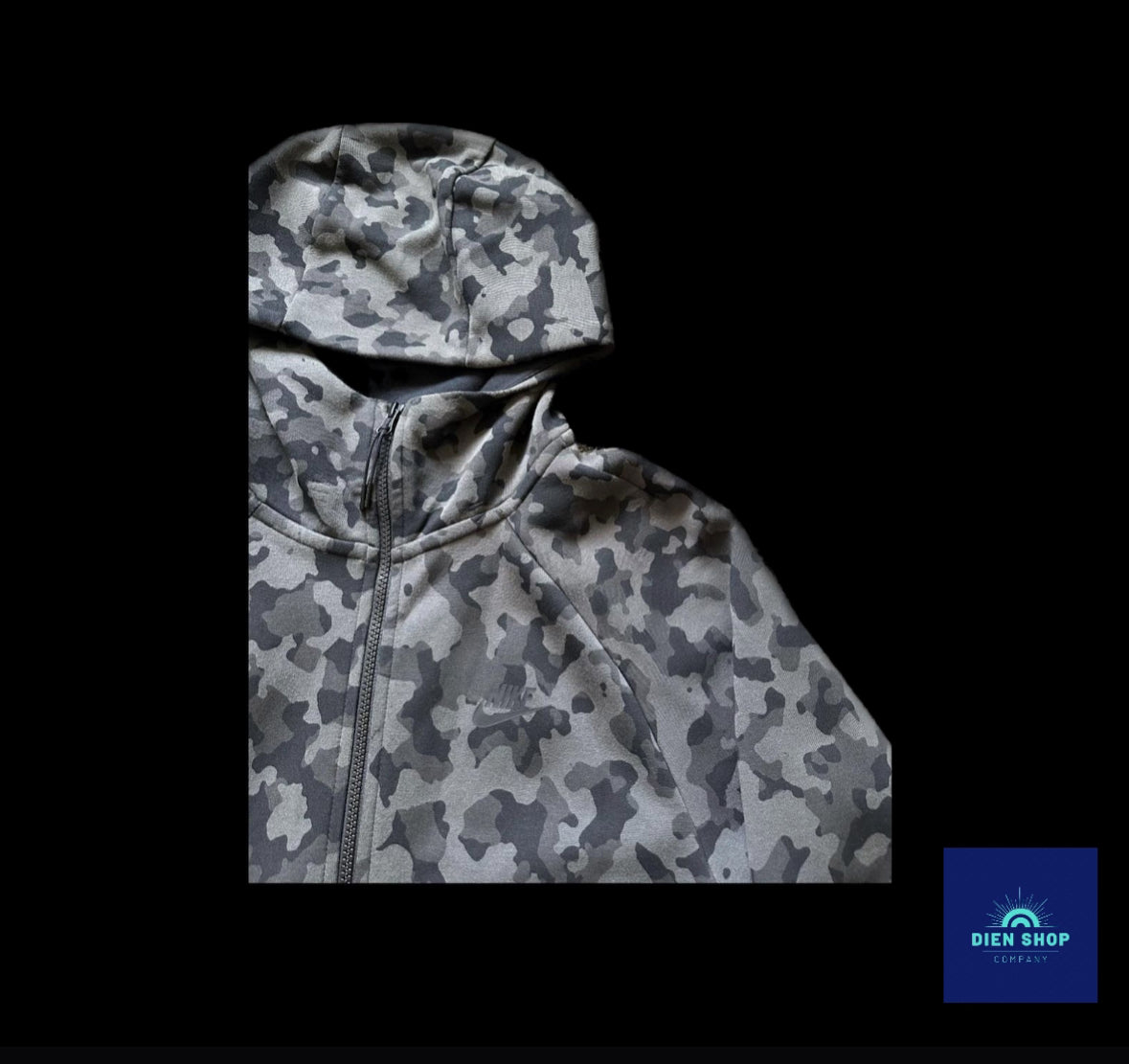 Nike Sportswear Tech Fleece Hoodie AOP Camo