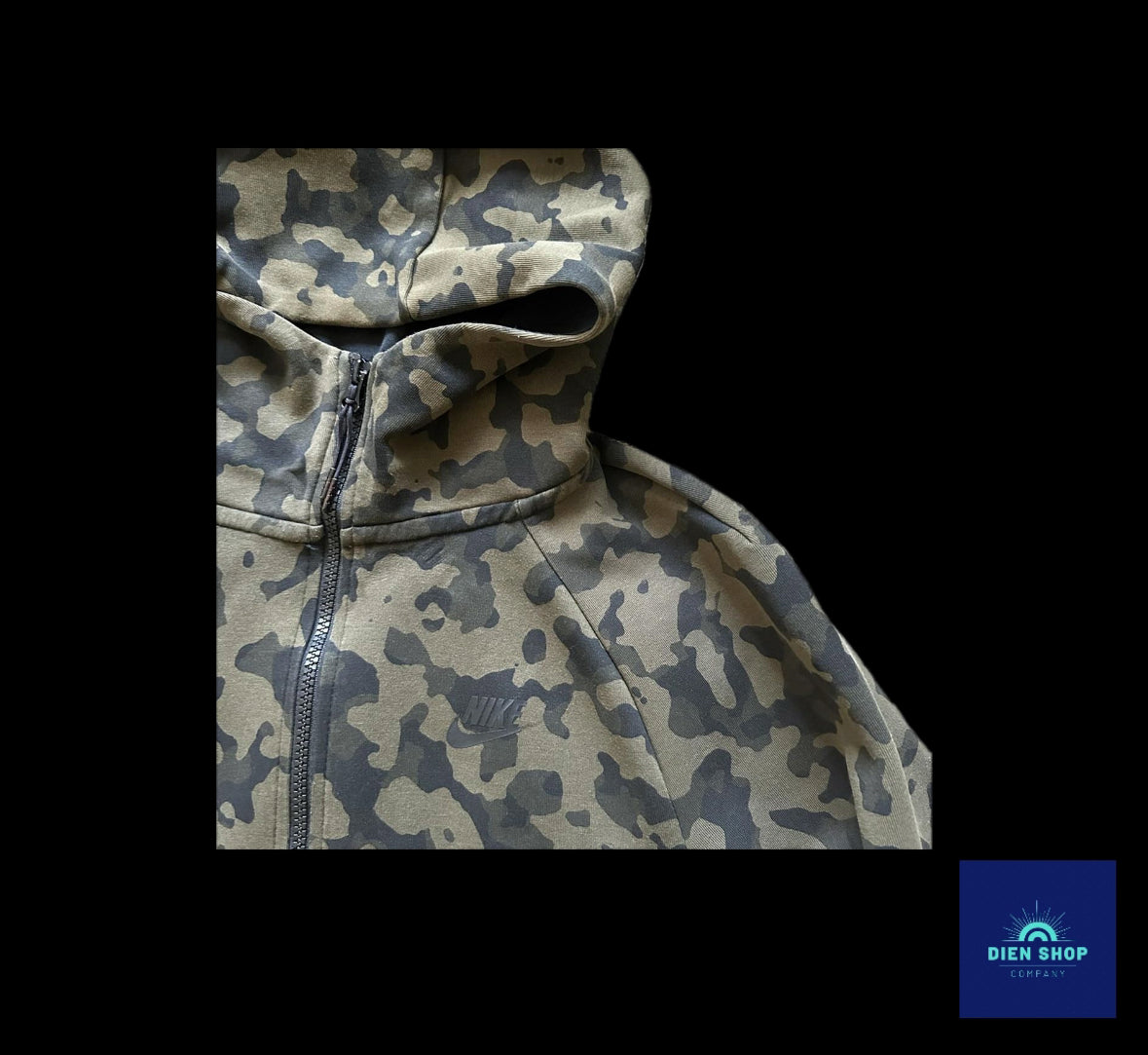 Nike Sportswear Camo Print Tech Fleece Men's Hoodie