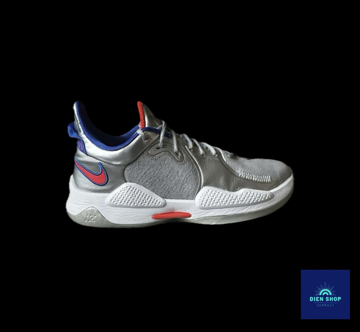 Nike PG 5 Clippers Metallic Silver