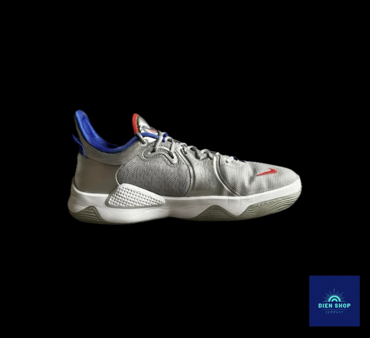 Nike PG 5 Clippers Metallic Silver