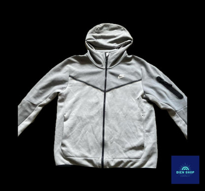 Nike Sportswear Grey Smoked Tech Fleece Men's Hoodie