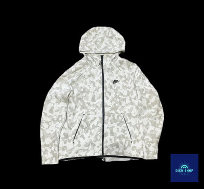 Nike Sportswear White Camo Tech Fleece Men's Hoodie