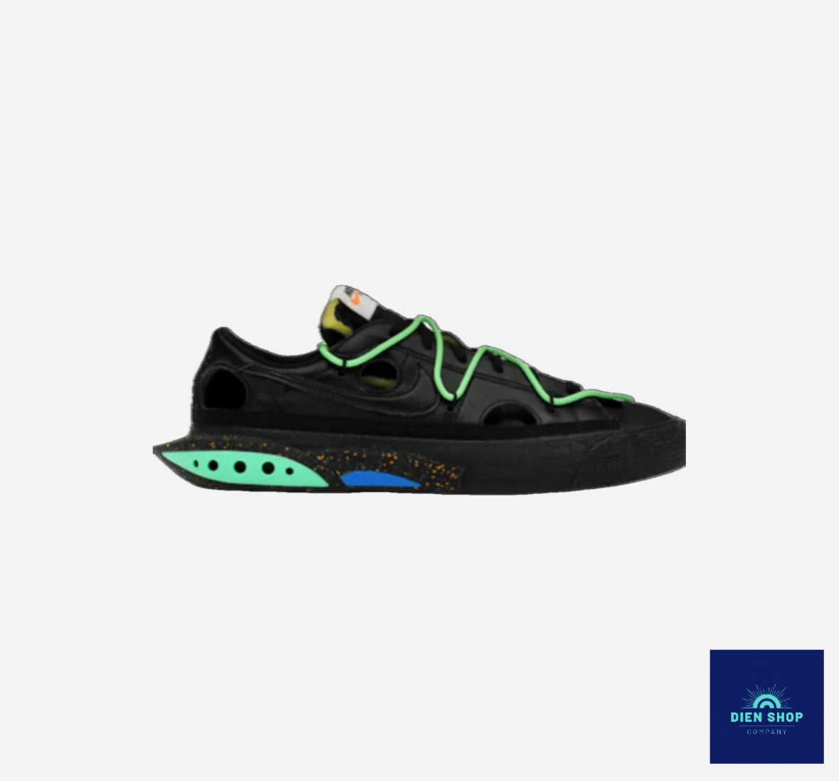 Nike Blazer Low Off-White Black Electro Green